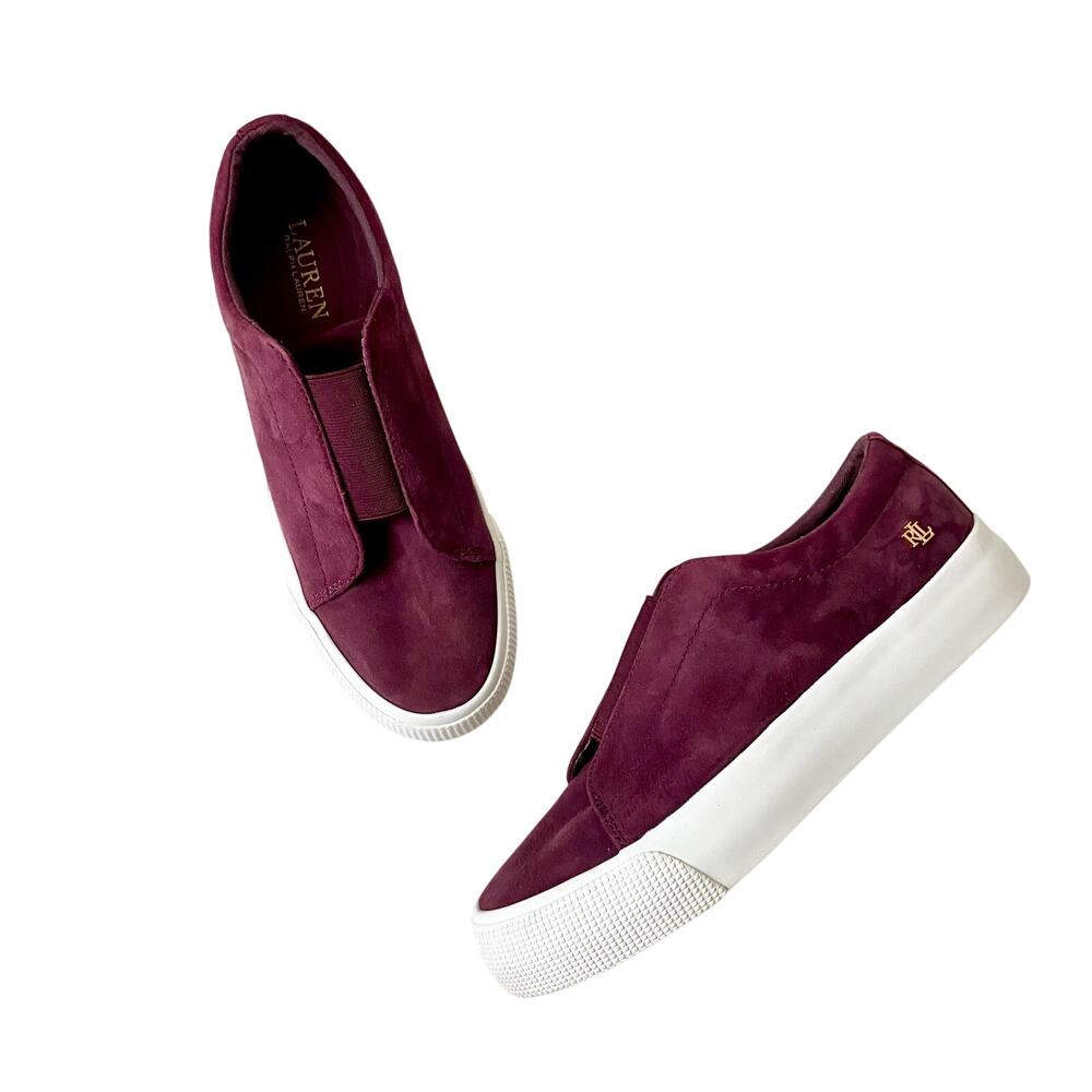 Ralph Lauren ISLA-SK-ATH Suede Shoes
